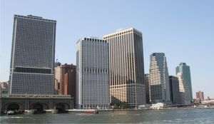 The neighborhood where the Jane Street company is located. (Photo source: https://commons.wikimedia.org/wiki/File:NY_FDR_Drive_IMG_2374_Jane_Street_Capital_-_Sullivan_and_Cronwell_-Standard_and_Poors_-_Bank_of_NY_Mellon)
